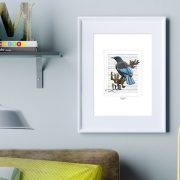 Tui print display in frame on location